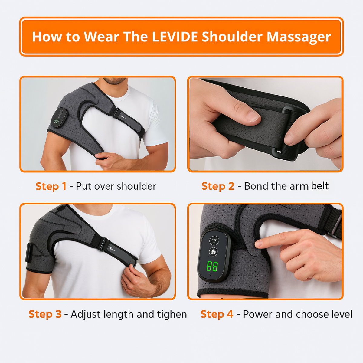 Levide™ Heated Shoulder Massager