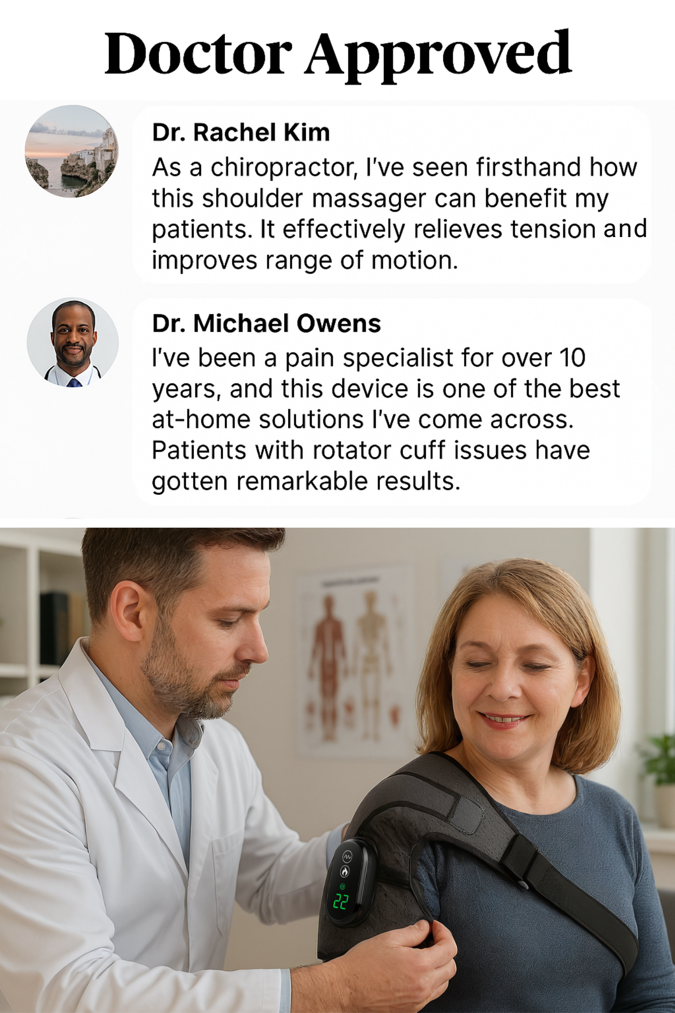 Levide™ Heated Shoulder Massager